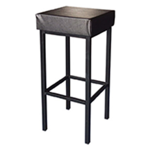 TS-372 σκαμπό ψηλό μεταλλικό με ταπετσαρία ΧΡΩΜΑ ΕΠΙΛΟΓΗΣ, 36x36xΗ75